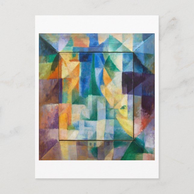 Simultaneous Windows | Robert Delaunay | Postcard (Front)