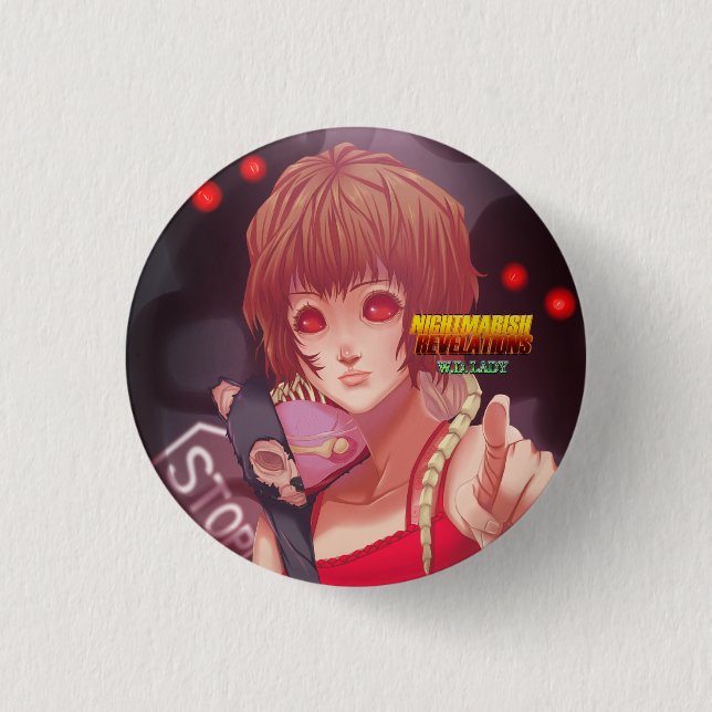 Sin and Simone Button (From NR) (Front)