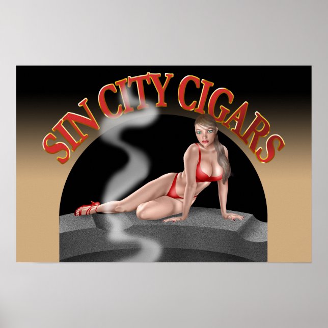 Sin City's Logo #5 on a wall poster (Front)