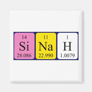 Sinah periodic table name magnet