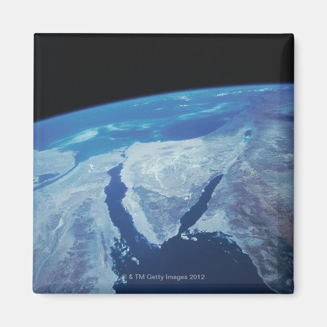 Sinai Peninsula from Space Magnet (Front)