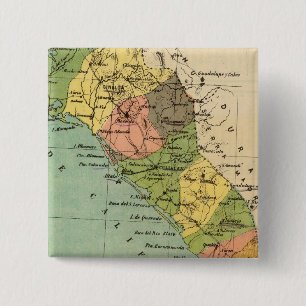 Sinaloa, Mexico 2 Inch Square Button