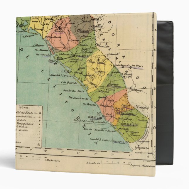 Sinaloa, Mexico Binder (Front/Inside)
