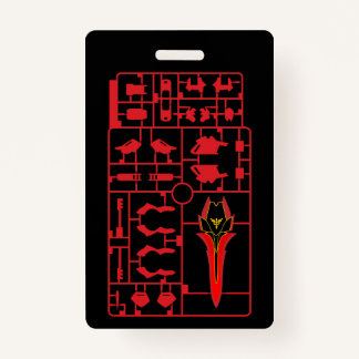 sinanju gundam gunpla plamo model runner kit char  badge