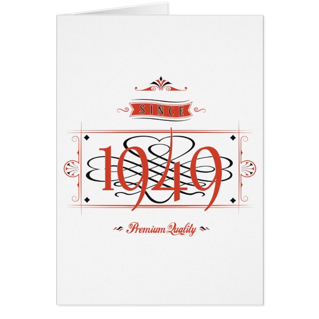 Since 1949 (Red&Black) (Front)