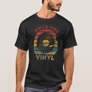 Since 1958 Vinyl Retro Record Vintage Music T-Shirt
