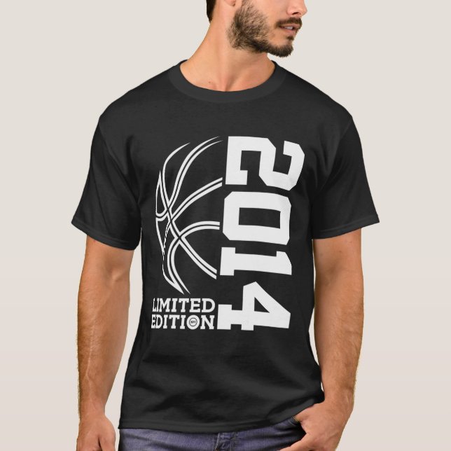 Since 2014 Birthday Bysketbyll Limited Edition 201 T-Shirt (Front)