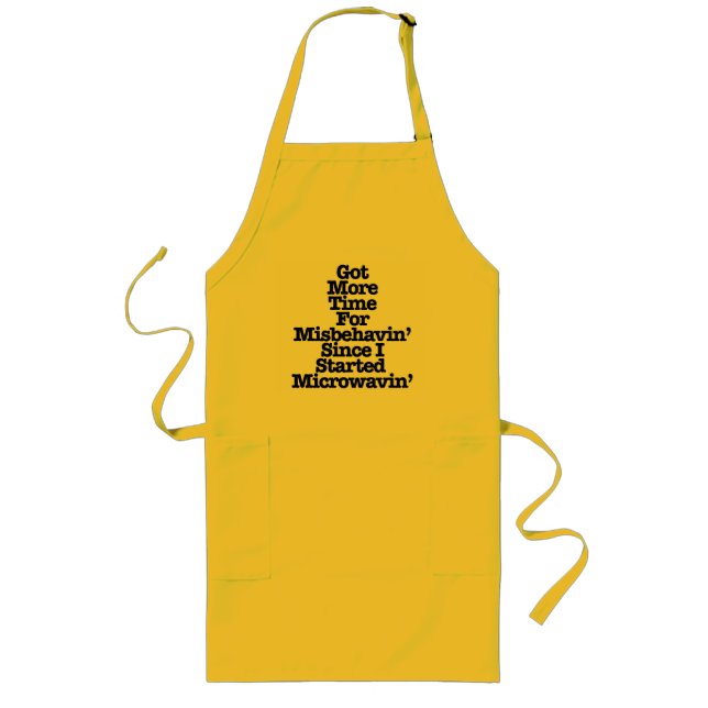 Since I Started Microwavin' Apron (Front)