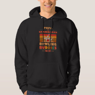 Sincere Grandbabies PAPA Buddies For Life Bowling  Hoodie