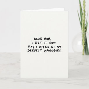 Sincere Mothers Day Card