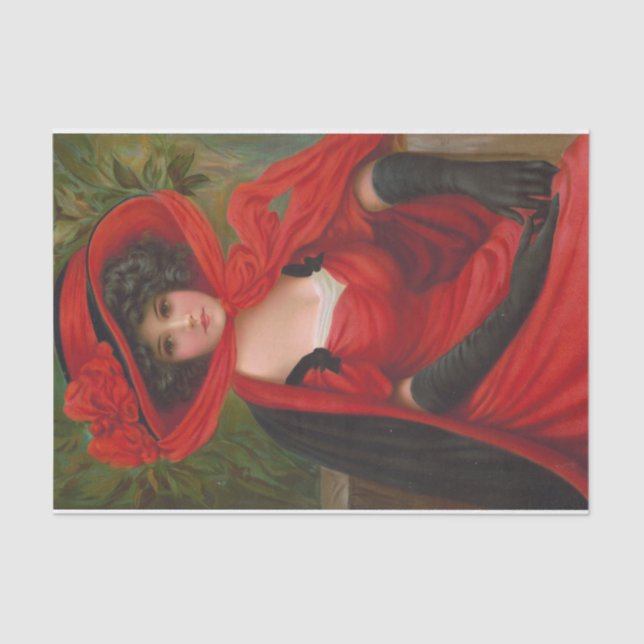 Sincerity by Edward Percy Moran Tissue Paper (Front)