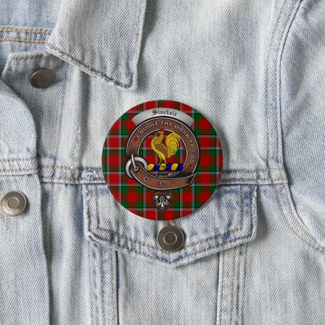 Sinclair Clan Badge Buttons (In Situ)