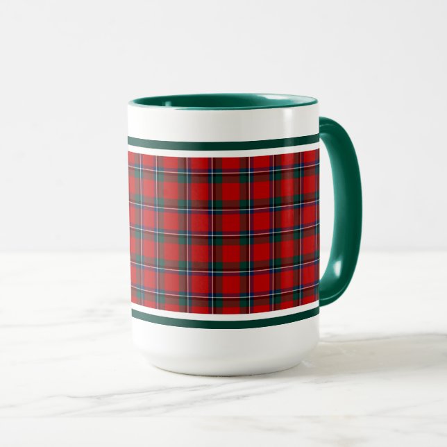 Sinclair Clan Tartan Mug (Front Right)