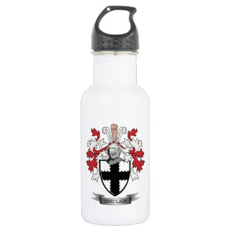 Sinclair Family Crest Coat of Arms 532 Ml Water Bottle