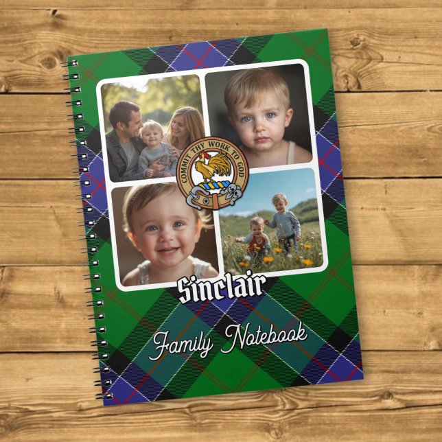 Sinclair Family Photo Collage Notebook (Creator Uploaded)