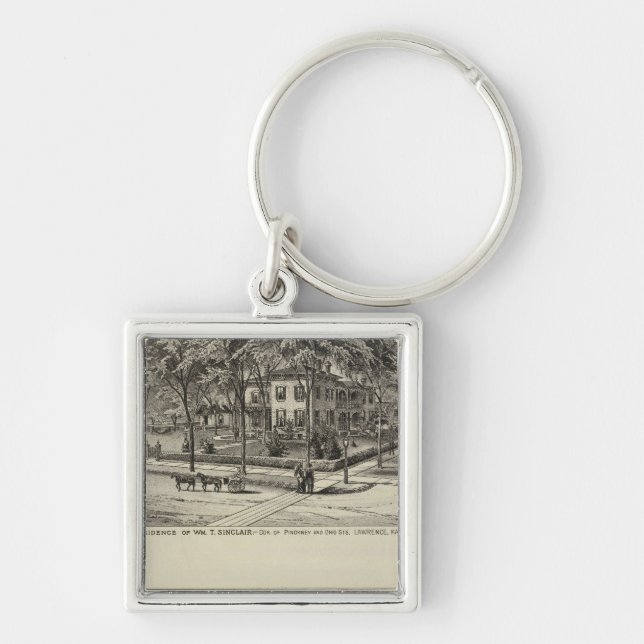 Sinclair Residence, Kansas Keychain (Front)