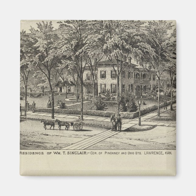 Sinclair Residence, Kansas Magnet (Front)