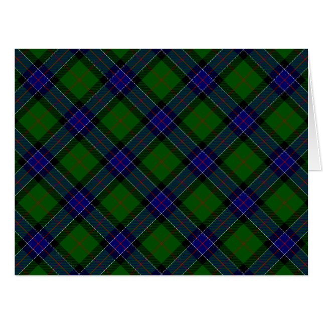 Sinclair tartan blue green plaid (Front Horizontal)