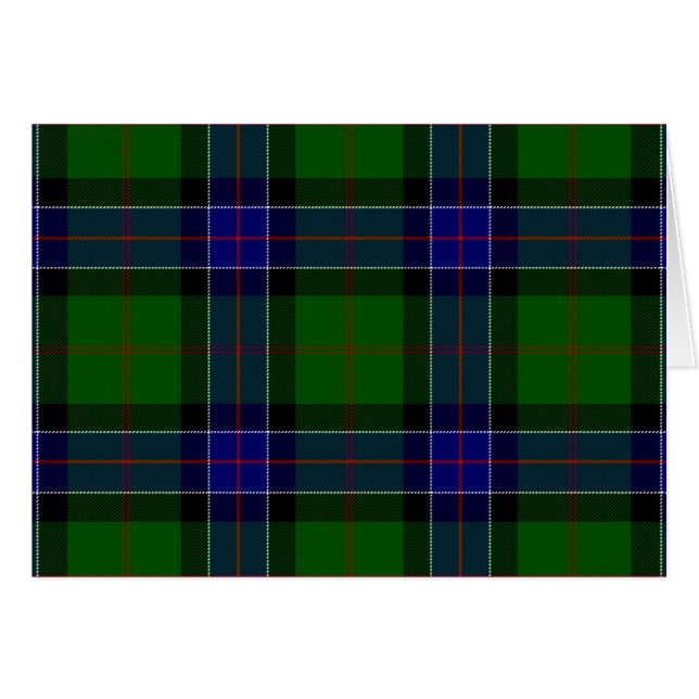 Sinclair tartan blue green plaid (Front Horizontal)