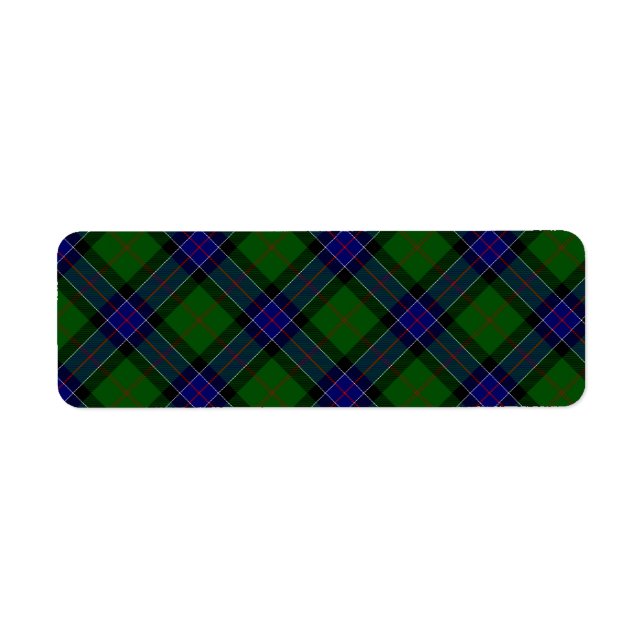 Sinclair tartan blue green plaid (Front)