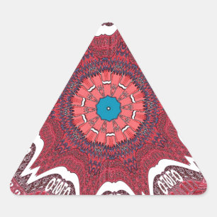 Sindh ethnic tribal pattern.jpg triangle sticker