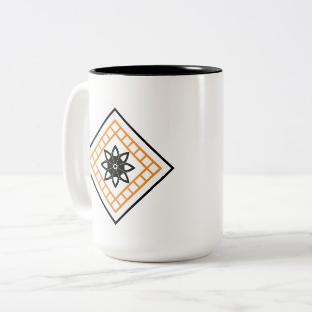 Sindhi Star  Two-Tone Coffee Mug (Front Left)