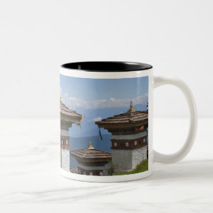 Sindokha Dzong, Dochu La Pass 2 Two-Tone Coffee Mug