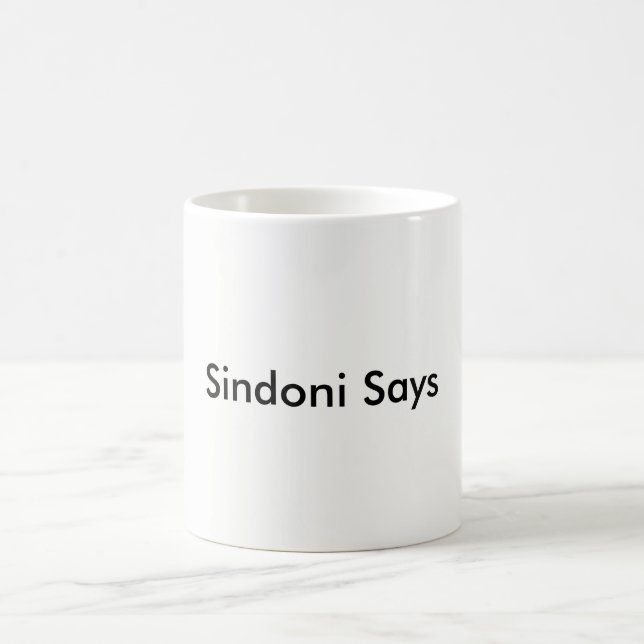 Sindoni Says Mug (Center)