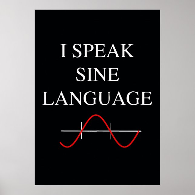 Sine Language Poster (Front)