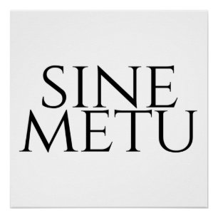 Sine Metu - Without Fear Poster
