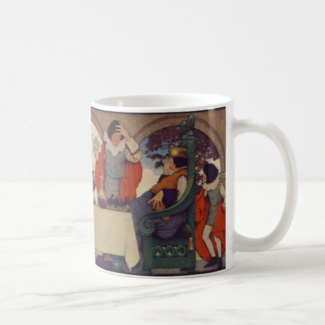 sing a song of sixpence maxfield parrish coffee mug (Right)