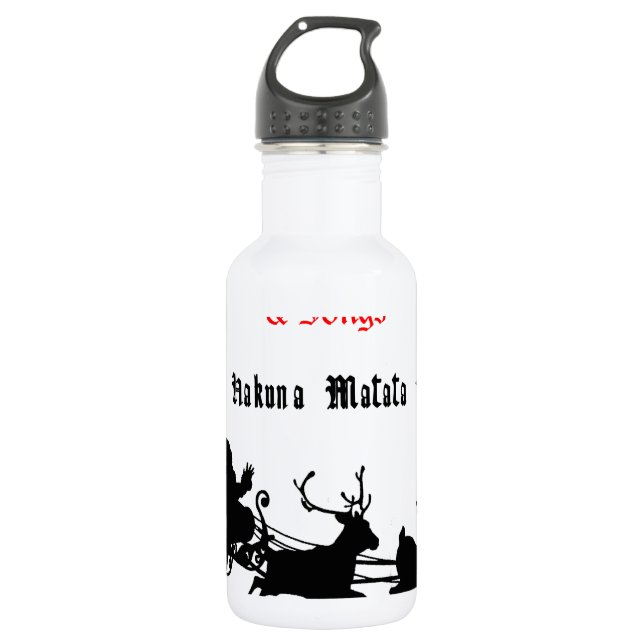 Sing Along Christmas – Carols & Festive Joy 532 Ml Water Bottle (Front)
