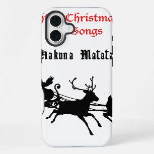 Sing Along Christmas – Carols & Festive Joy iPhone 16 Plus Case