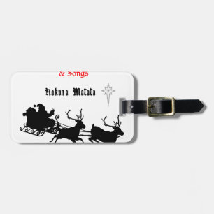 Sing Along Christmas – Carols & Festive Joy Luggage Tag