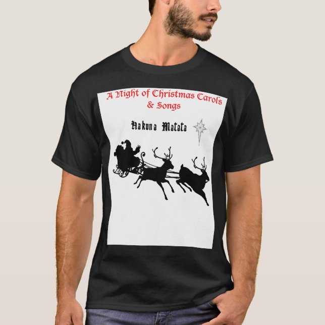 Sing Along Christmas – Carols & Festive Joy T-Shirt (Front)