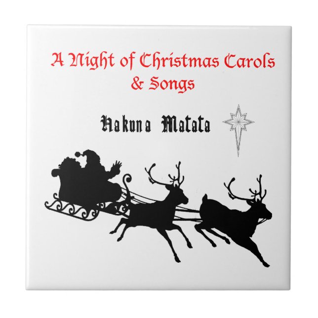 Sing Along Christmas – Carols & Festive Joy Tile (Front)
