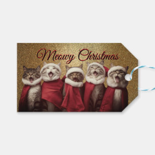 Sing Cat Gift Tag