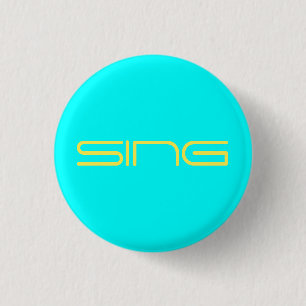 Sing for Joy 1 Inch Round Button