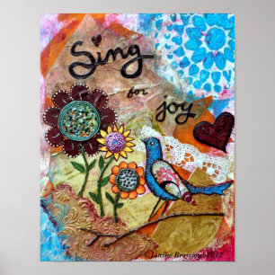 Sing for Joy Art Poster