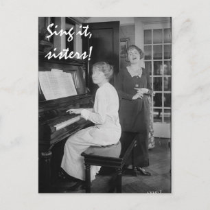 Sing It, Sisters Postcard