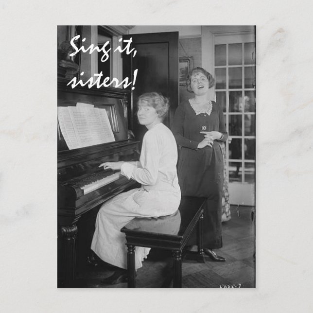 Sing It, Sisters Postcard (Front)