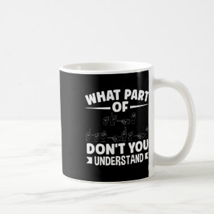 Sing Language Asl Teacher Asl Alphabet Pun  Coffee Mug