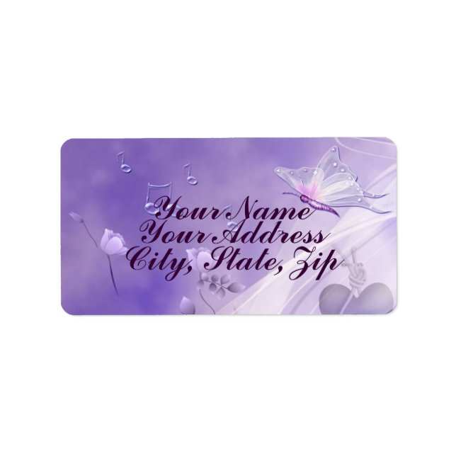 Sing me a Butterfly 2 Label (Front)