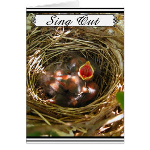 Sing Out - Carte de voeux