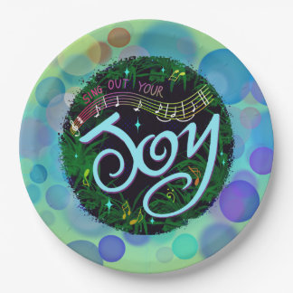 Sing Out Your Joy! Paper Plate