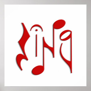sing poster