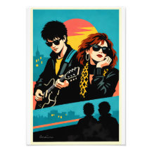 Sing Street Inspired Retro Movie Poster