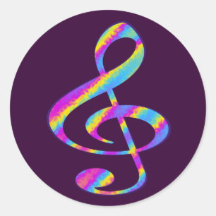 sing your life classic round sticker