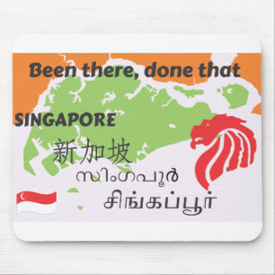 Singapore 10 mouse pad