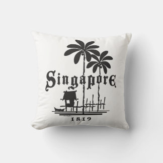 Singapore/1819  throw pillow